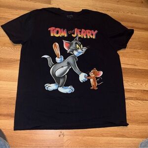 Tom and Jerry Black T-Shirt